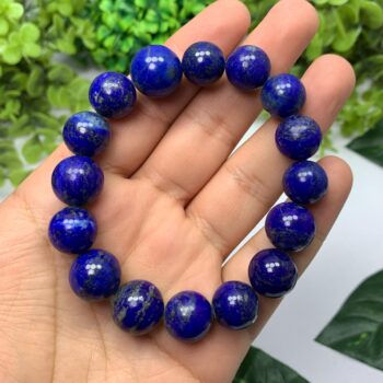 70g Beautiful Lapis Lazuli Bracelet, Lapis Beads Bracelet, Lapis Round Beads Bracelet, Lapis Large Beads Bracelet, Lapis Bracelet, Lapis