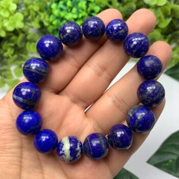 80g Beautiful Lapis Lazuli Bracelet, Lapis Beads Bracelet, Lapis Round Beads Bracelet, Lapis Large Beads Bracelet, Lapis Bracelet, Lapis