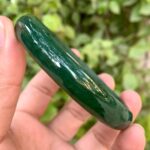AAA Quality Beautiful Green Nephrite Jade Bangle