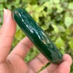 AAA Quality Beautiful Green Nephrite Jade Bangle