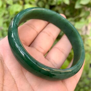 AAA Quality Beautiful Green Nephrite Jade Bangle, Nephrite Jade Bangle, Jade Bangle, Nephrite Bangle, Jade Stone Bangle, Nephrite Jade, Jade
