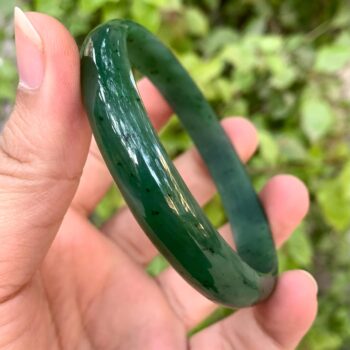Top Quality Beautiful Green Nephrite Jade Bangle, Nephrite Jade Bangle, Jade Bangle, Nephrite Bangle, Jade Stone Bangle, Nephrite Jade, Jade