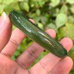 Beautiful Best Quality Green Transparent Serpentine Bangle
