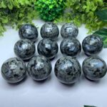 Beautiful Rainbow Larvikite Sphere