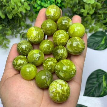 Best Quality Small Green Serpentine Sphere