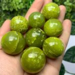 Best Quality Small Green Serpentine Sphere, Green Serpentine Spheres, Serpentine Sphere, Serpentine Green Spheres, Serpentine Green Spheres