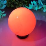 308g Beautiful UV-Reactive Pink Mangano Calcite Sphere