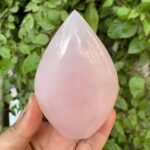 310g Top Quality UV-Reactive Pink Mangano Calcite Flame