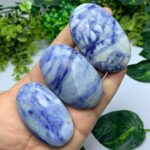 Beautiful Blue Afghanite Palm Stone