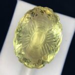 58 CT’s Beautiful Citrine Flower Cut Loose Gemstone