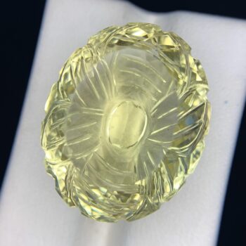 54 CT's Beautiful Citrine Flower Cut Loose Gemstone, Flower Cut Citrine, Citrine Gemstone, Citrine Loose Gemstone, Oval Flower Cut Citrine