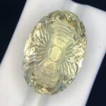 45 CT’s Beautiful Citrine Flower Cut Loose Gemstone