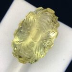 24 CT’s Beautiful Citrine Flower Cut Loose Gemstone