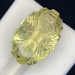 24 CT’s Beautiful Citrine Flower Cut Loose Gemstone