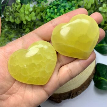 Beautiful Lemon Calcite, Lemon Calcite Heart, Lemon Calcite Hearts, Lemon Calcite, Calcite Heart, Calcite Hearts, Yellow Lemon Calcite Heart