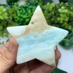 145g Beautiful Caribbean Calcite Star
