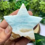 115g Beautiful Caribbean Calcite Star
