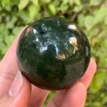 220g Beautiful Green Nephrite Jade