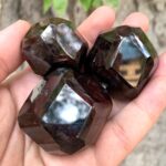 3 Pieces Lustrous Red Almandine Faceted Garnet