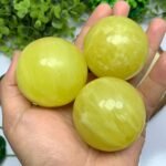 Beautiful Yellow Lemon Calcite Sphere