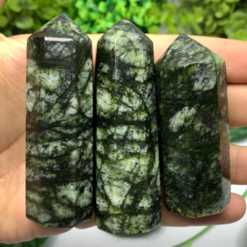 Beautiful Green Serpentine Tower, Serpentine Tower, Serpentine Towers, Serpentine Obelisks, Green Serpentine Obelisks, Serpentine Stone