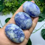 Beautiful Blue Afghanite Palm Stone