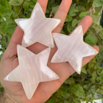Beautiful UV-Reactive Pink Mangano Calcite Star, Pink Calcite Star, Calcite Star, Pink Calcite Stars, Pink Calcite Stone, Calcite Stars