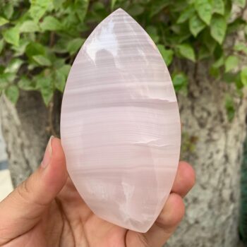 290g UV-Reactive Best Quality Pink Mangano Calcite Flame, Pink Calcite Flame, Calcite Flame, Pink Calcite Flame Shape, Calcite Pink Flame