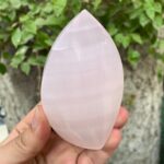 247g UV-Reactive Top Quality Pink Mangano Calcite Flame