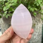 247g UV-Reactive Top Quality Pink Mangano Calcite Flame