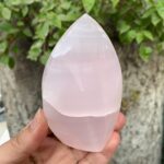 335g UV-Reactive Top Quality Pink Mangano Calcite Flame
