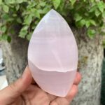 335g UV-Reactive Top Quality Pink Mangano Calcite Flame
