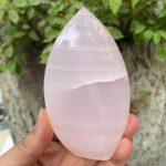 350g UV-Reactive Top Quality Pink Mangano Calcite Flame