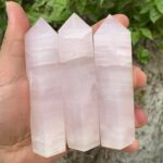 Beautiful UV-Reactive Pink Calcite Tower