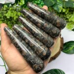 Beautiful Astrophyllite Garnet Wand