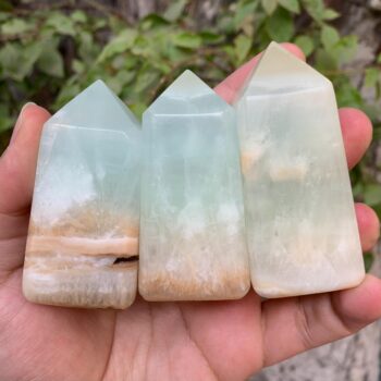 Beautiful Blue Caribbean Calcite Tower, Calcite Tower, Caribbean Calcite, Blue Caribbean Calcite, Calcite Obelisk, Blue Calcite Obelisk