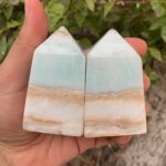 Beautiful Blue Caribbean Calcite Tower