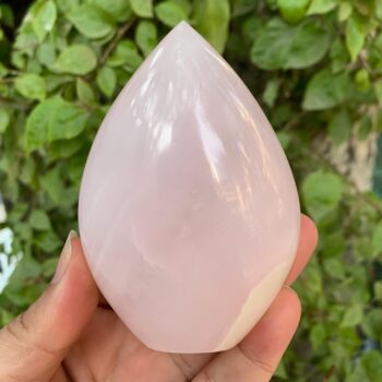 350g Best Quality UV-Reactive Pink Mangano Calcite Flame, Pink Calcite Flame, Calcite Flame, Pink Calcite Flame Shape, Calcite Pink Flame