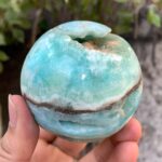 460g Best Quality Blue Smithsonite Sphere