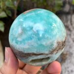 480g AAA Quality Blue Smithsonite Sphere