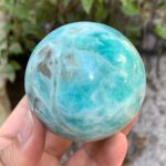 430g Beautiful Quality Blue Smithsonite Sphere