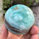 380g Beautiful Quality Blue Smithsonite Sphere