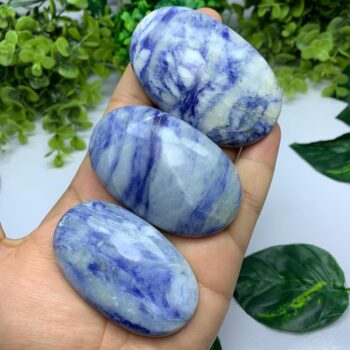 Beautiful Blue Afghanite Palm Stone, Afghanite Stone, Blue Afghanite Palm Stone, Afghanite, Afghanite Crystal Palms, Blue Afghanite Palms