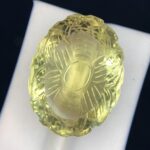 58 CT’s Beautiful Citrine Flower Cut Loose Gemstone