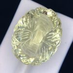 53 CT’s Beautiful Citrine Flower Cut Loose Gemstone