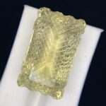 60 CT’s Citrine Rectangular Cut Loose Gemstone