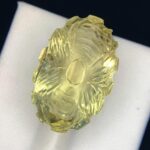 24 CT’s Beautiful Citrine Flower Cut Loose Gemstone