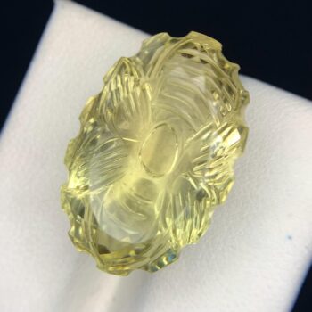 24 CT's Beautiful Citrine Flower Cut Loose Gemstone, Flower Cut Citrine, Citrine Gemstone, Citrine Loose Gemstone, Oval Flower Cut Citrine
