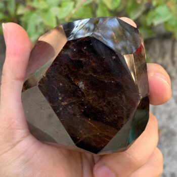 1.34 Lbs Large Lustrous Red Almandine Faceted Garnet, Faceted Red Garnet, Almandine Garnet Crystal, Faceted Almandine Garnet, Red Garnet