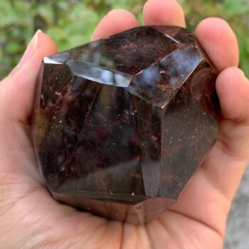 720 Grams Large Lustrous Red Almandine Faceted Garnet, Faceted Red Garnet, Almandine Garnet Crystal, Faceted Almandine Garnet, Red Garnet